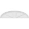 Ekena Millwork Elliptical 4 Spoke Architectural Grade PVC Pediment, 56"W x 15"H x 2"P PEDPS056X150ELL04 - alternate 6
